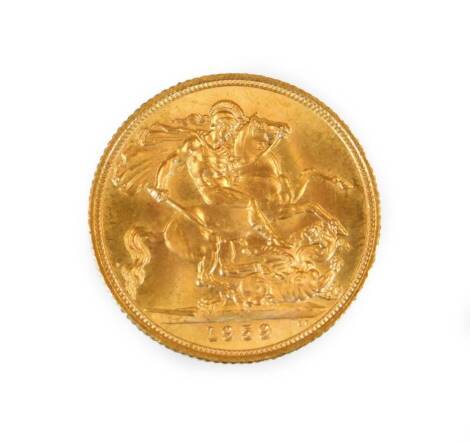 An Elizabeth II gold full sovereign, 1959.