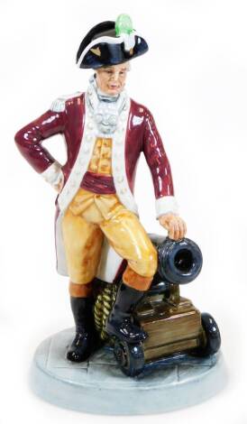 A Royal Doulton figure Officer of The Line HN2733, printed marks beneath, 26cm high.