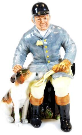 A Royal Doulton figure The Huntsman HN2492, printed marks beneath, 22cm high.