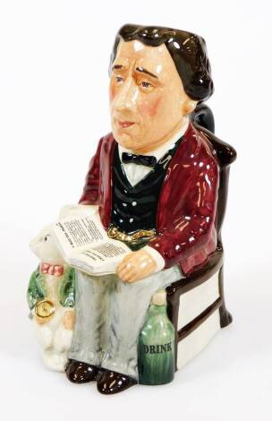 A Royal Doulton Toby jug Lewis Carroll D70078, numbered 22/1500, printed marks beneath, 18cm high. (boxed)