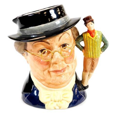 A Royal Doulton large character jug Mr Pickwick D6959, limited edition no. 815/2500, printed marks beneath, 20cm high.