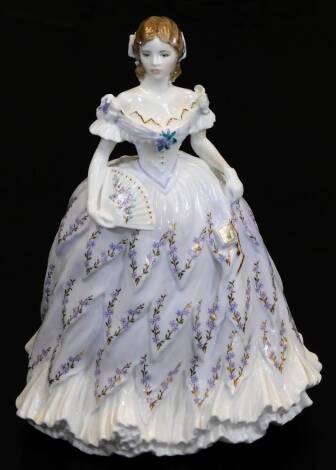 A Royal Worcester Compton and Woodhouse figure The Last Waltz, limited edition no.8085/12500, printed marks beneath, 23cm high. (boxed)