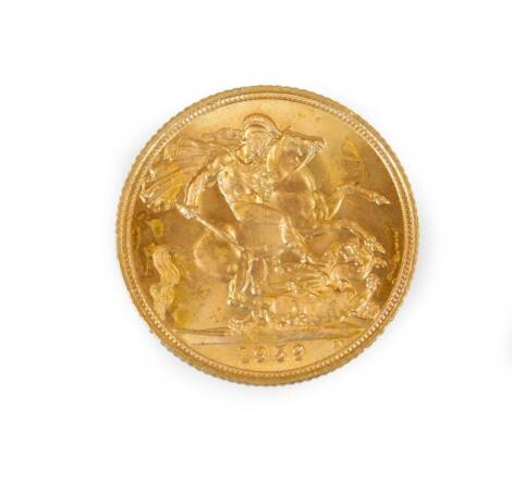 An Elizabeth II gold full sovereign, 1959.