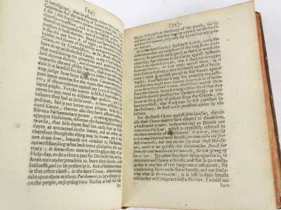 Speeches & Passages of This Great Happy Parliament, published 1641 by William Cooke of Holborne, notes from the 3rd November 1640 to this instant June 1641, in one volume. Provenance: Ex Lot 96 24.5.44 Sothebys Auction. - 5