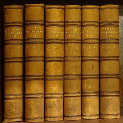 Napier (Major-General, Sir W.F.P). History of the War in the Peninsular, and in the South of France published 1886 (6 volumes).