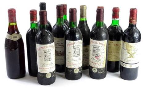 A collection of French red wines, to include Chateau De Ferrand, Baron Rich 1989 (3 bottles), Chateau Leoville Barton 1993 etc., and a bottle of Contino Rioja Gran Reserva 1978.