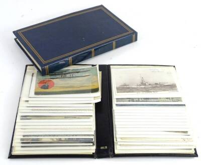 A quantity of postcards, to include Count Lambert Flying on a Wright Machine (Aviation), continental scenes, photos around British Isles, Lincoln, etc.