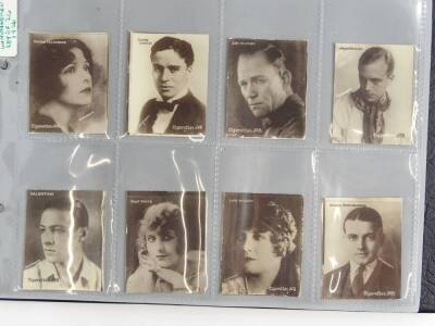 An album of cigarette cards, to include Westminster Movie Stars, Lee Limited Famous Film Stars, Imperial Tobacco Company English Actresses, Societe Job Film Stars, etc. - 2