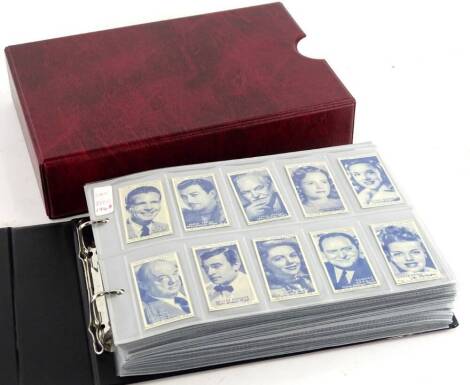 An album of cigarette cards, to include Turf Cigarette Film Stars, various sets, some Turf packets.