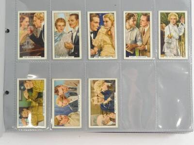 An album of cigarette cards, to include Gallaghers Signed Portraits of Famous Stars, Famous Film Scenes, Film Partners, Parkdrive Stars of Film and Screen, etc. - 4