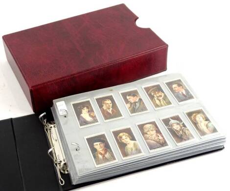 A quantity of cigarette cards relating to film stars, to include Wills Cinema Stars, etc.