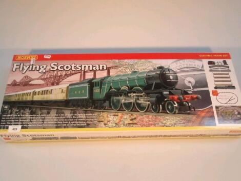 A Hornby Flying Scotsman locomotive