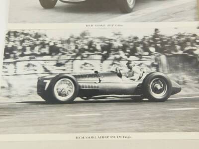 Ten BRM and ERA black and white photo cards, showing Raymond Mays, Graham Hill and others. - 7