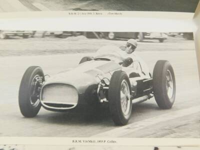 Ten BRM and ERA black and white photo cards, showing Raymond Mays, Graham Hill and others. - 8