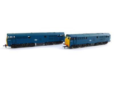 A pair of Airfix OO gauge A1A-A1A Class 31/4 diesel locomotives, BR blue livery, 54100-6, boxed. (2) - 3