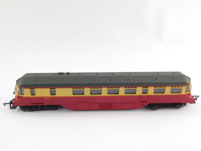 A Lima OO gauge GWR diesel rail car locomotive, BR ex GWR crimson and cream livery, W22, in a Hornby box. - 2