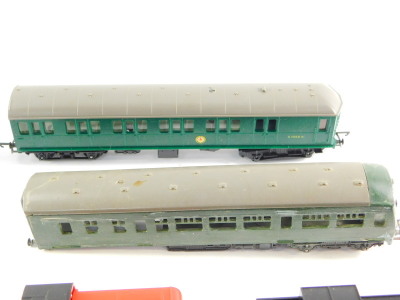 A Bachmann OO gauge American Central Pacific locomotive 'Jupiter', 4-4-0, Hornby and Tri-ang steam and diesel locomotives and four coaches. (a quantity) - 3