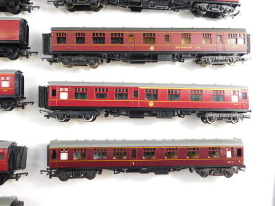 Tri-ang and other OO gauge coaches, British Rail and LMS red livery. (16) - 7