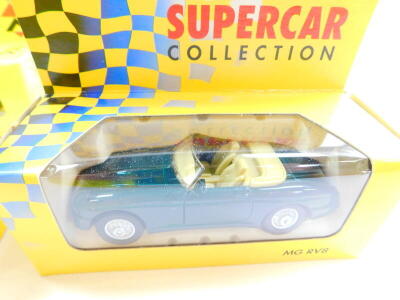 Maisto die cast Super Car and Sports Car Collection vehicles, boxed, including a Corvette ZR1, Lamborghini Diablo, Ferrari F40, and a Jaguar XJS V12. (14) - 13