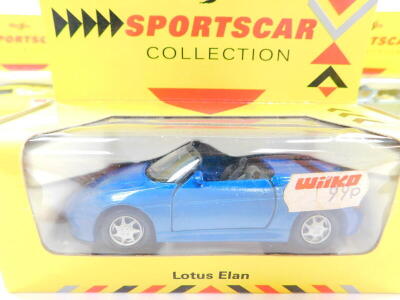 Maisto die cast Super Car and Sports Car Collection vehicles, boxed, including a Corvette ZR1, Lamborghini Diablo, Ferrari F40, and a Jaguar XJS V12. (14) - 15