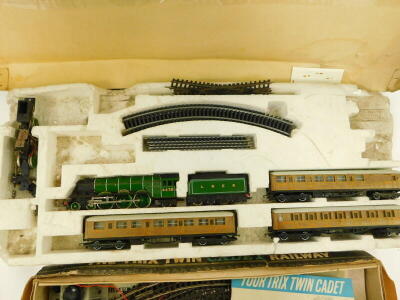 A Hornby railways OO gauge electric train set, 'The Flying Scotsman', incomplete, boxed, R778, together with a Trix twin cadette railway, incomplete, boxed. (2) - 4