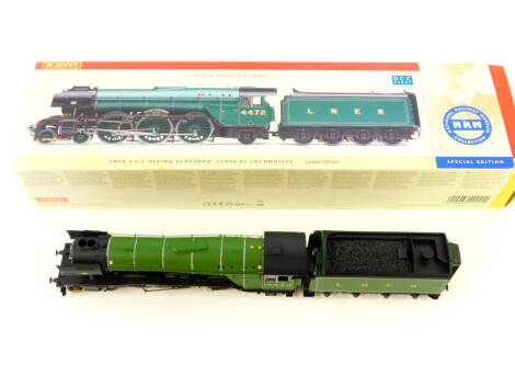 A Hornby OO gauge locomotive 'Flying Scotsman', LNER green livery, 4-6-2, 4472, special edition, boxed.