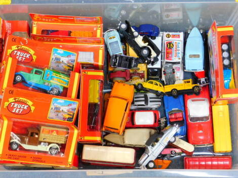 Magorette Super Mover's die cast lorries, PSL classic trucks and further die cast vehicles, some boxed. (a quantity)