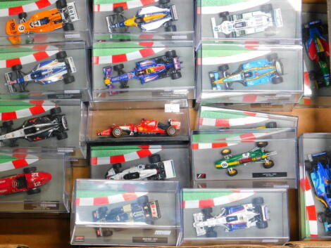 Formula souvenir die cast racing cars, cased. (25)