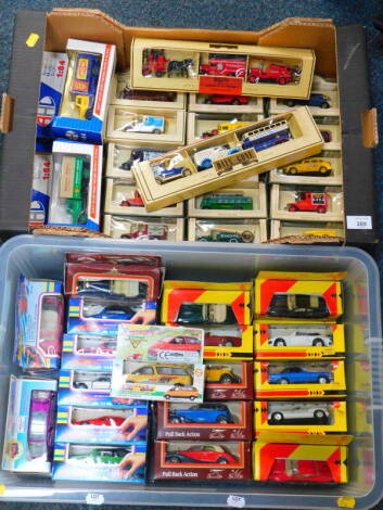 Days Gone By and other die cast vintage trucks, cars and buses, all boxed. (a quantity)