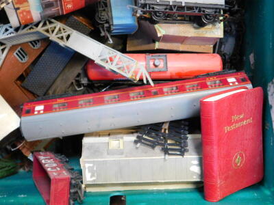 Hornby OO gauge coaches, wagons, track, controller, etc. (1 box) - 3