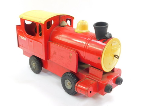 A Tri-ang Puff Puff tin plate toy train, 73000, 44cm wide.