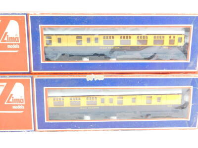 Four Lima OO gauge Great Western coaches, brown and orange livery, 5103, boxed. - 3