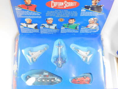 Games and toys, comprising Escape from Colditz, a Batman and Batmobile with rocket launcher, Captain Scarlet Spectrum command team and a Van Day play mates Star Trek, The Next Generation Starship Enterprise, all boxed. (4) - 2