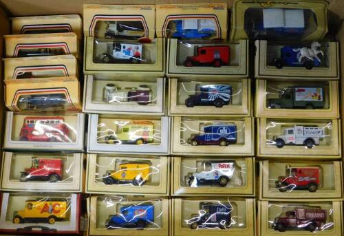 Lledo Models of Yesteryear, die cast vintage trucks and other vehicles, all boxed. (a quantity)