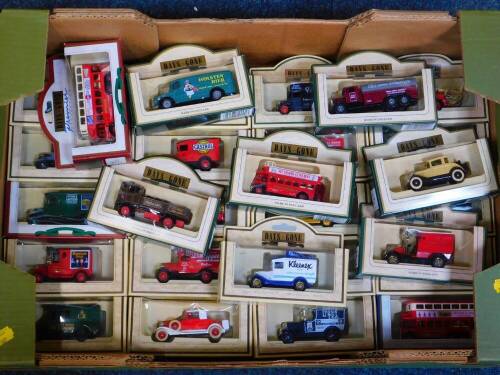 Lledo Models of Yesteryear, die cast vintage trucks and other vehicles, all boxed. (a quantity)