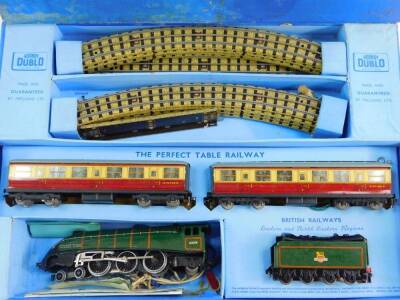 A Hornby OO gauge train set, British Railways Eastern and North Eastern regions, comprising 'Silver King', 4-6-2, 60016 and tender, two coaches and track, EDP11, boxed. - 2