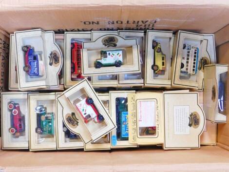 Lledo die cast vintage trucks buses and cars, boxed. (a quantity)