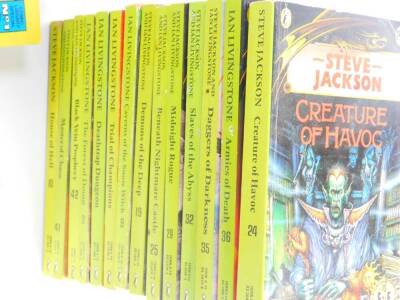 Penguin Fighting Fantasy paperback books, together with Beano and Dandy comics. (1 box) - 6