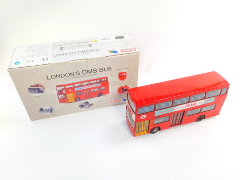 A Gilbow die cast model of London's DMS bus, scale 1:24, boxed.