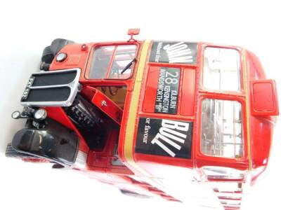 A Sun Star die cast model of a 1946 RT7-FXT182 red double decker bus, scale 1:24, 2924, boxed. - 3