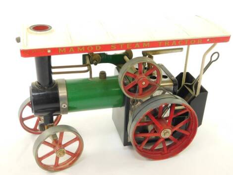 A Mamod steam tractor TE1A, boxed.