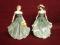 A Royal Doulton lady "Best Wishes" and another "Loving Thoughts"