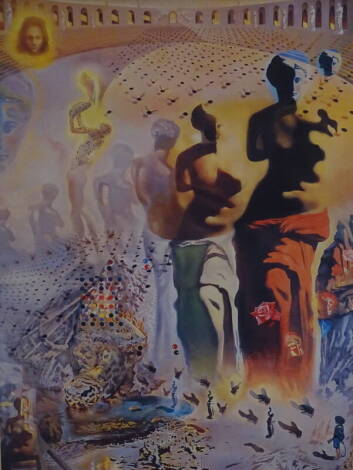 After Salvador Dali. The Hallucinogenic Toreado, reproductive poster, 39cm x 28cm.