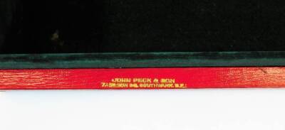 India interest. The House of Lords Warrant and Crest for Lord Hailey, comprising of decorative scroll and circular crest in Moroccan red leather case, with GR King George crest, in an outer Moroccan red leather box, manufacturers to HM Staty Office John P - 3