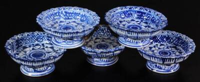 Various 20thC Chinese Oriental and other ceramics, etc., various blue and white brush pots, 12cm high, cloisonne finish dishes, famille jaune rice bowl, servers, flower bricks, etc. (a quantity) - 11