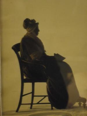 A pair of Victorian silhouettes - John Jermyn Bedwell and his wife