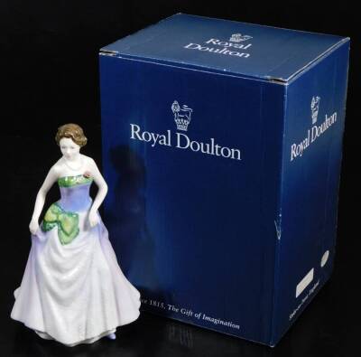 A Royal Doulton Figure Of The Year 1997 Jessica, HN3850, printed marks beneath, 21cm high. (boxed) - 4