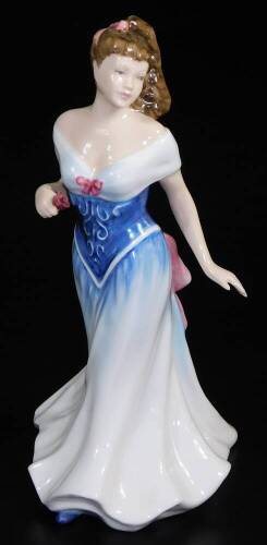 A Royal Doulton figure For You, HN3754, anniversary mark beneath, 20cm high. (boxed)