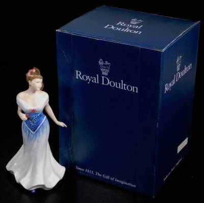 A Royal Doulton figure For You, HN3754, anniversary mark beneath, 20cm high. (boxed) - 4