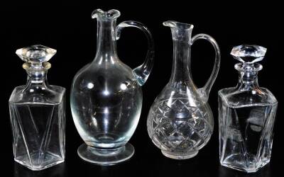 Various advertising decanters, etc., to include a Westminster Abbey example, of shouldered circular form with orb stopper, two vacant cognac L'or Martell presentation cases with vacant decanters, collection of other decanters, boxed wine funnel, commemora - 2